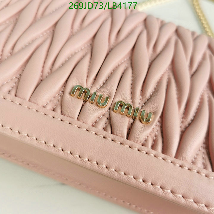 Miu Miu Bag-(Mirror)-Diagonal-,Code: LB4177,$: 269USD