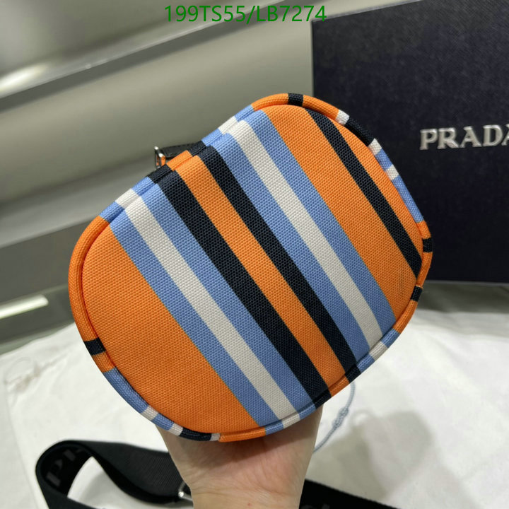 Prada Bag-(Mirror)-Diagonal-,Code: LB7274,$: 199USD