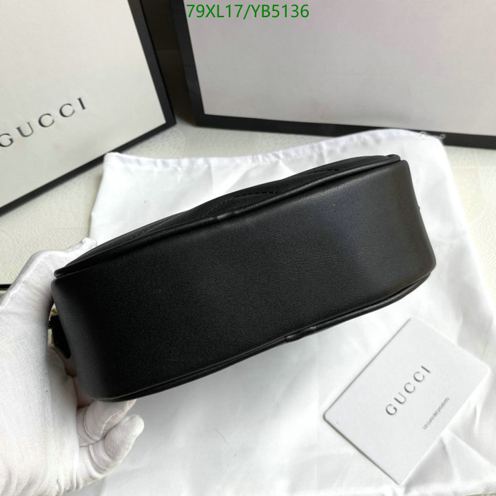 Gucci Bag-(4A)-Marmont,Code: YB5136,$: 79USD