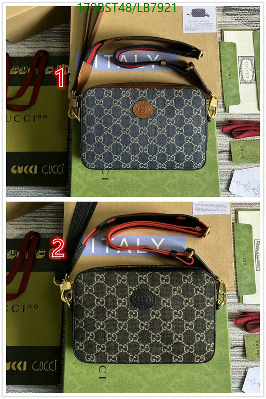 Gucci Bag-(Mirror)-Diagonal-,Code: LB7921,$: 179USD