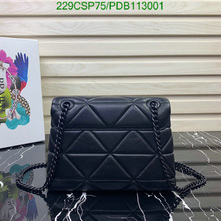 Prada Bag-(Mirror)-Diagonal-,Code: PDB113001,$: 229USD