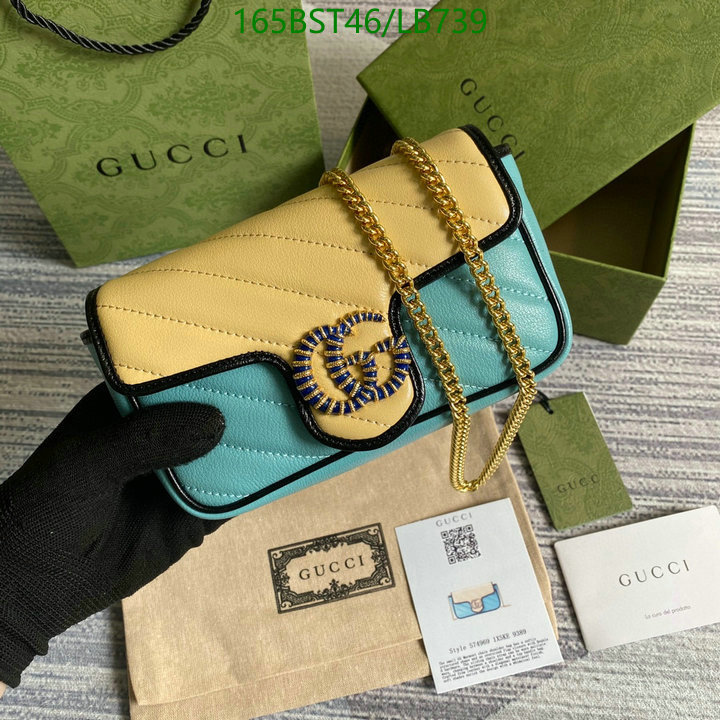 Gucci Bag-(Mirror)-Marmont,Code: LB739,$: 165USD