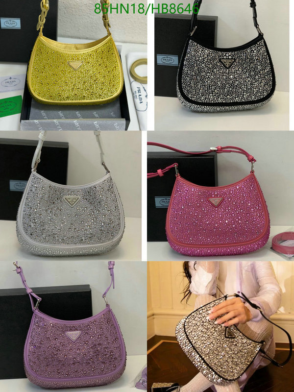 Prada Bag-(4A)-Cleo,Code: HB8646,$: 85USD