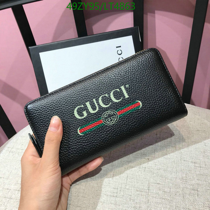 Gucci Bag-(4A)-Wallet-,Code: LT4863,$: 49USD