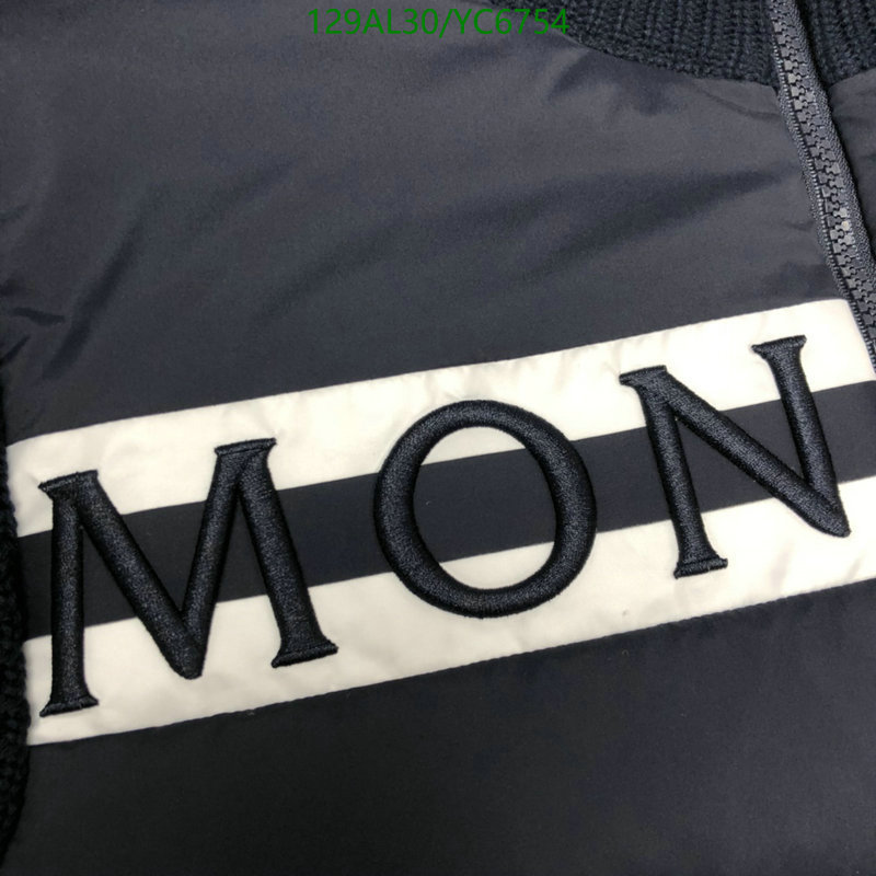 Down jacket Men-Moncler, Code: YC6754,$: 129USD