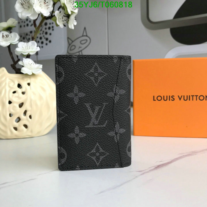 LV Bags-(4A)-Wallet-,Code: T060818,$: 35USD