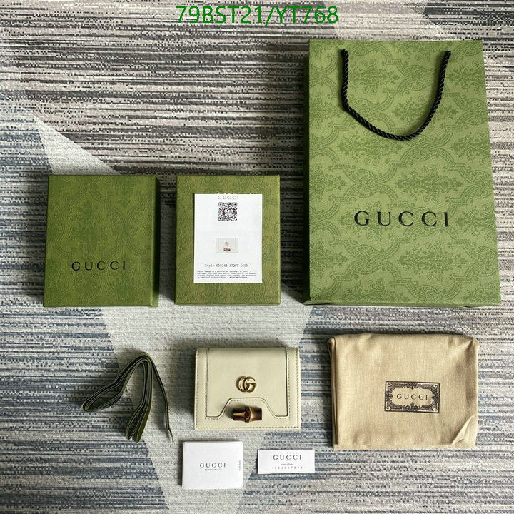 Gucci Bag-(Mirror)-Wallet-,Code: YT768,$: 79USD