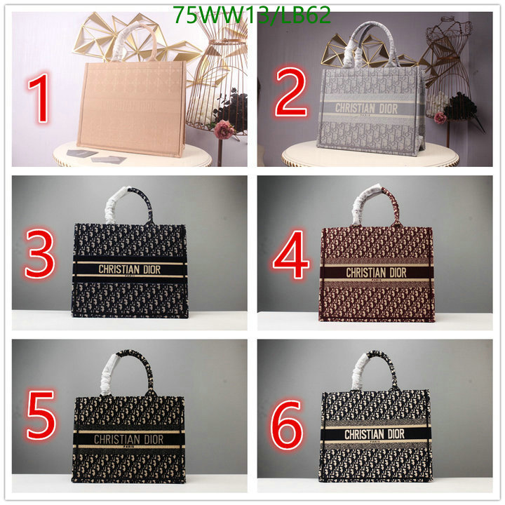 Dior Bags-(4A)-Book Tote-,Code: LB62,$: 75USD