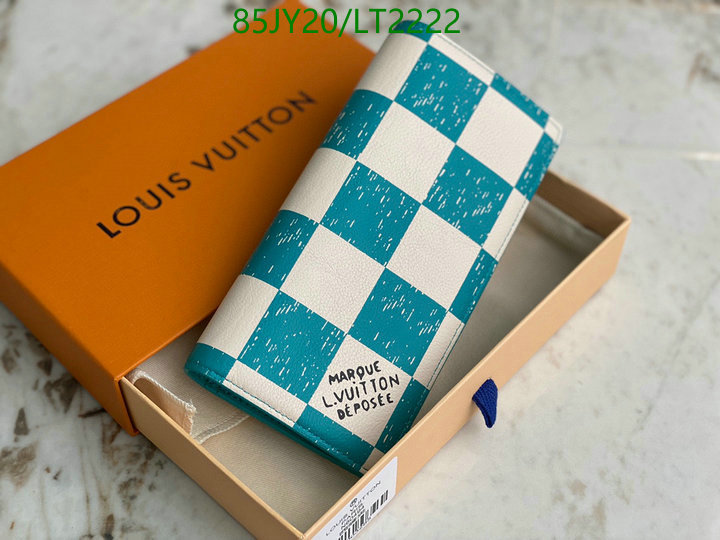 LV Bags-(Mirror)-Wallet-,Code: LT2222,$: 85USD