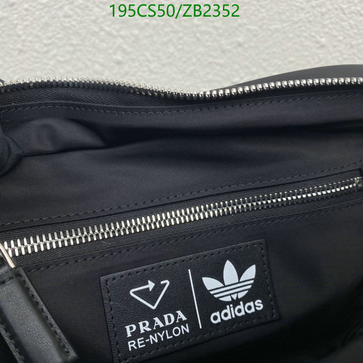 Prada Bag-(Mirror)-Diagonal-,Code: ZB2352,$: 195USD