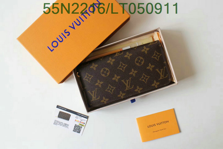 LV Bags-(Mirror)-Wallet-,Code:LT050911,$: 55USD