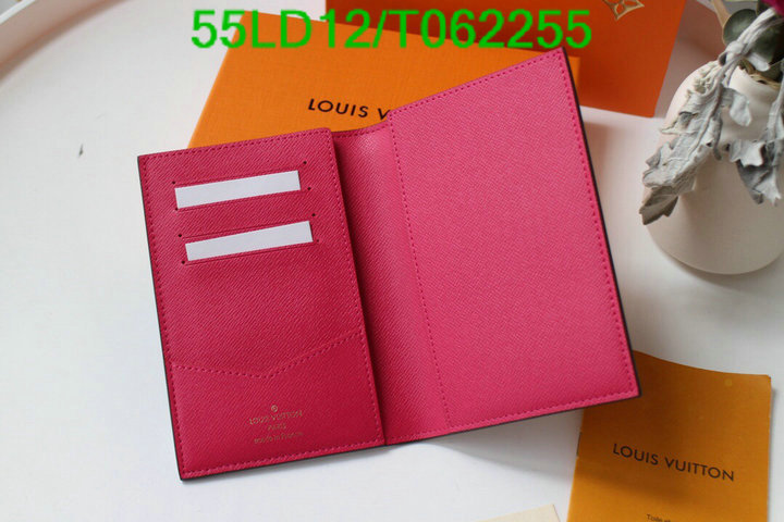 LV Bags-(Mirror)-Wallet-,Code: T062255,$: 55USD