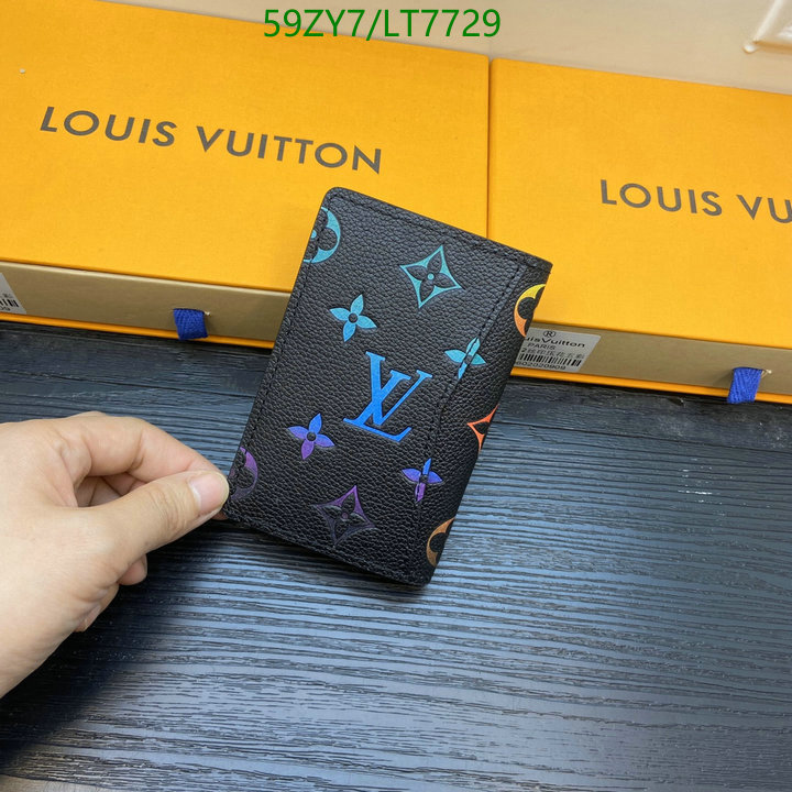 LV Bags-(4A)-Wallet-,Code: LT7729,$: 59USD