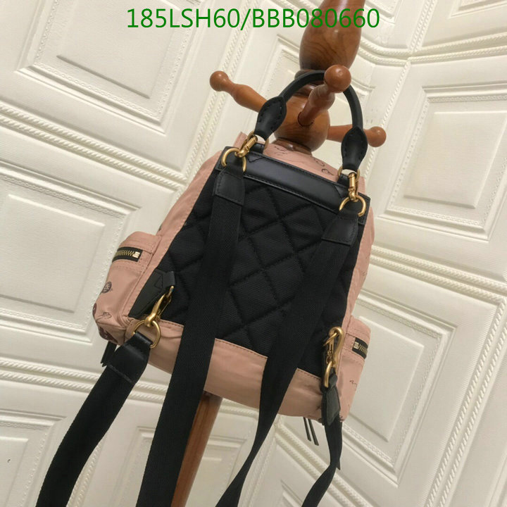 Burberry Bag-(Mirror)-Backpack-,Code: BBB080660,$:185USD