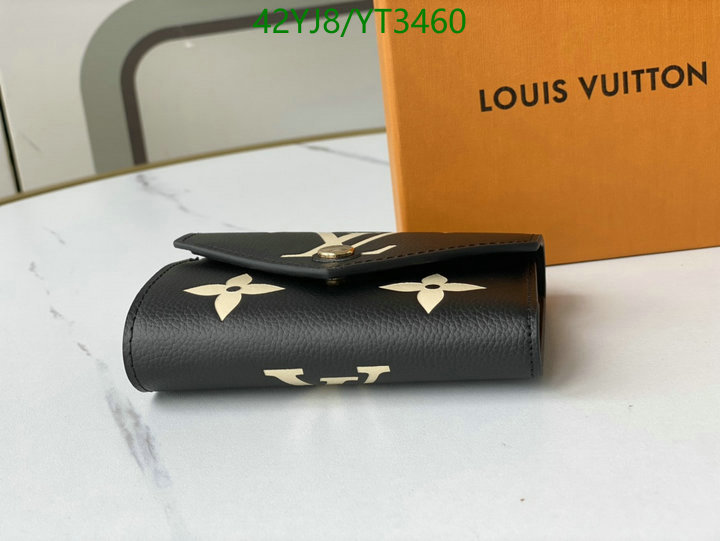 LV Bags-(4A)-Wallet-,Code: YT3460,$: 42USD