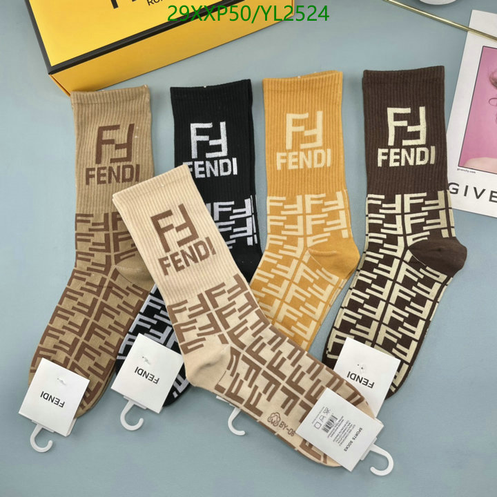 Sock-Fendi, Code: YL2524,$: 29USD