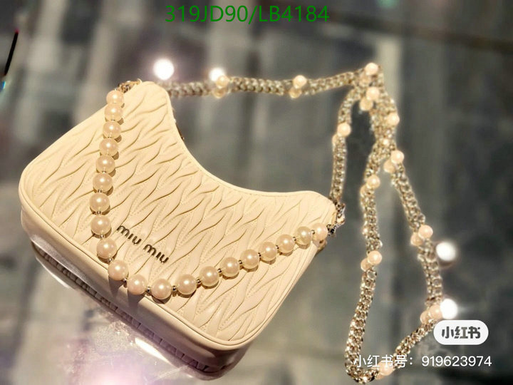 Miu Miu Bag-(Mirror)-Handbag-,Code: LB4184,$: 319USD