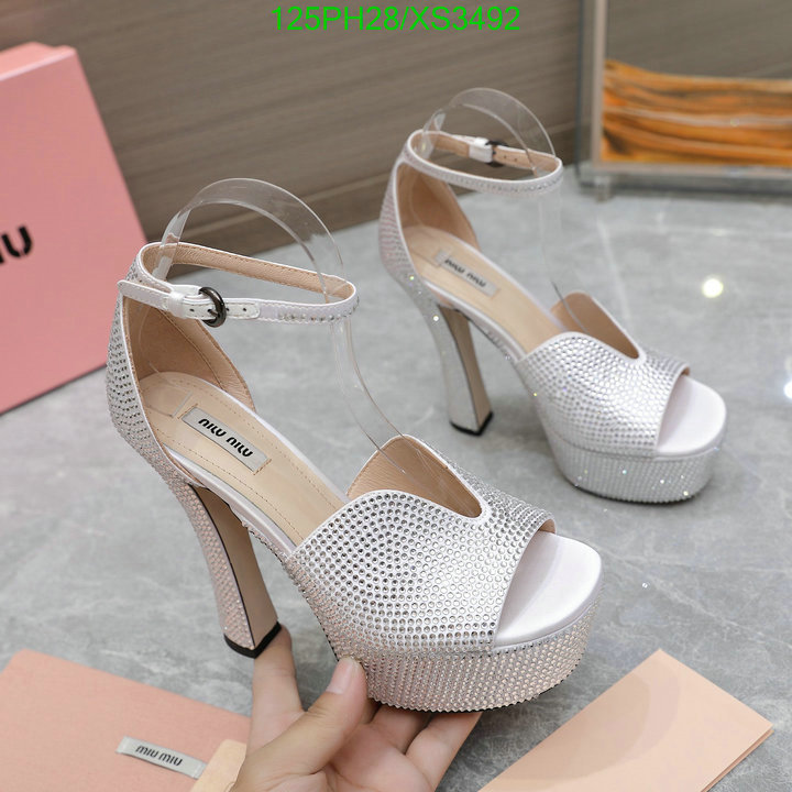 Women Shoes-Miu Miu, Code: XS3492,$: 125USD