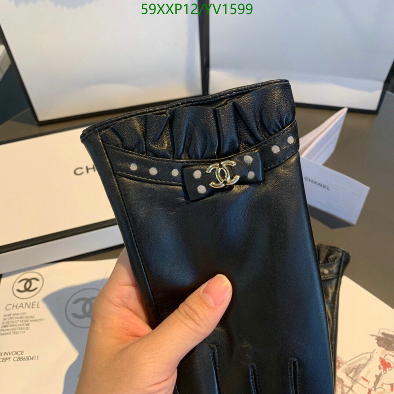 Gloves-Chanel, Code: YV1599,$: 59USD