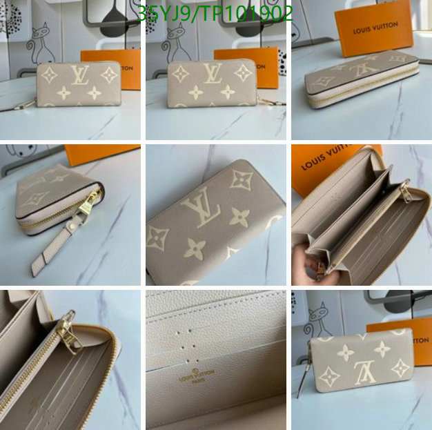 LV Bags-(4A)-Wallet-,Code: TP101902,$: 39USD