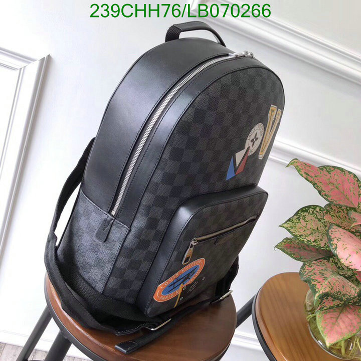 LV Bags-(Mirror)-Backpack-,Code: LB070266,$: 239USD