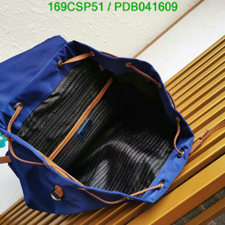 Prada Bag-(Mirror)-Backpack-,Code: PDB041609,$: 169USD