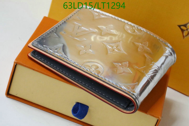 LV Bags-(Mirror)-Wallet-,Code: LT1294,$: 63USD