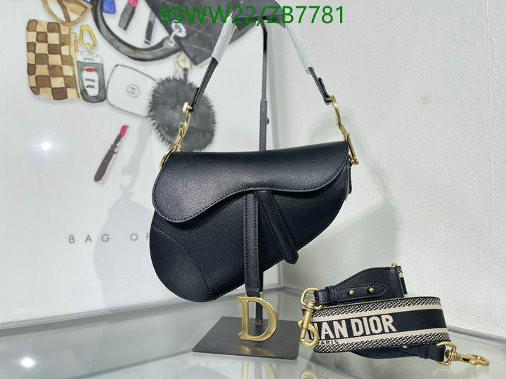 Dior Bags-(4A)-Saddle-,Code: ZB7781,$: 99USD