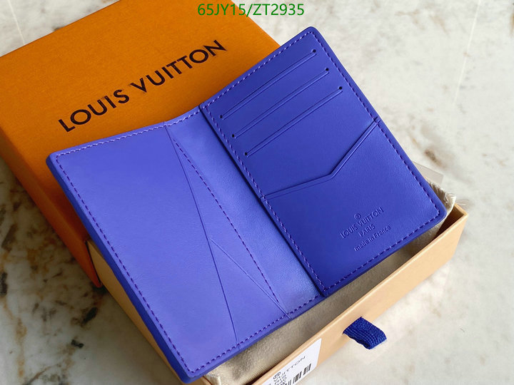 LV Bags-(Mirror)-Wallet-,Code: ZT2935,$: 65USD