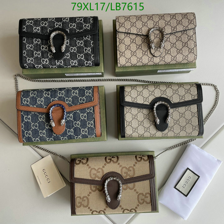 Gucci Bag-(4A)-Dionysus-,Code: LB7615,$: 79USD