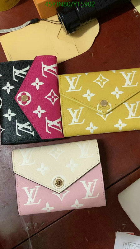 LV Bags-(4A)-Wallet-,Code: YT5902,$: 45USD