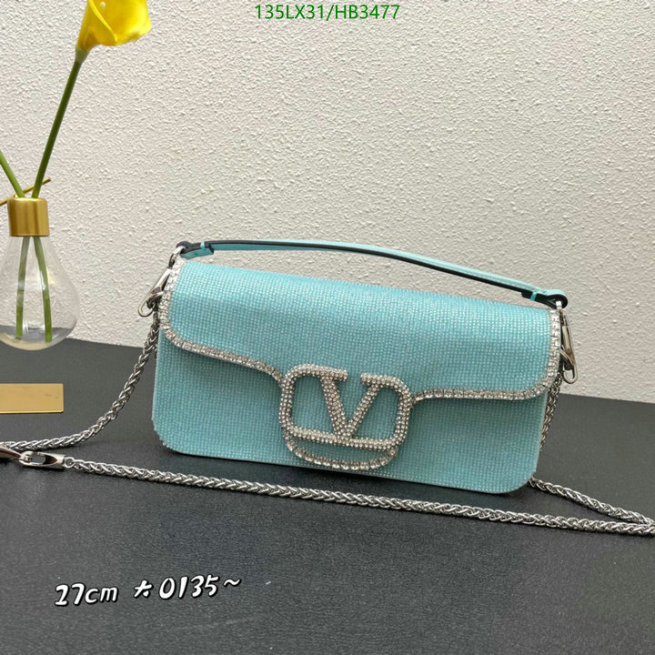 Valentino Bag-(4A)-LOC-V Logo ,Code: HB3477,$: 135USD