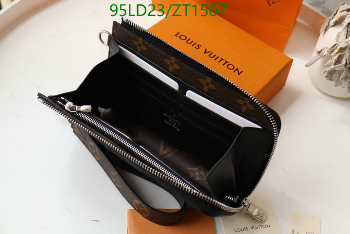 LV Bags-(Mirror)-Wallet-,Code: ZT1507,$: 95USD