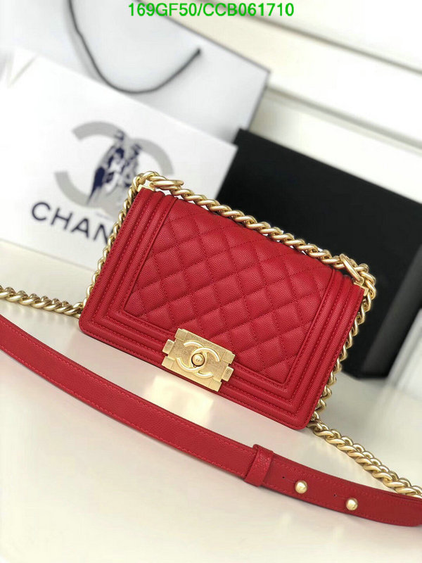 Chanel Bags -(Mirror)-Le Boy,Code: CCB061710,$: 169USD