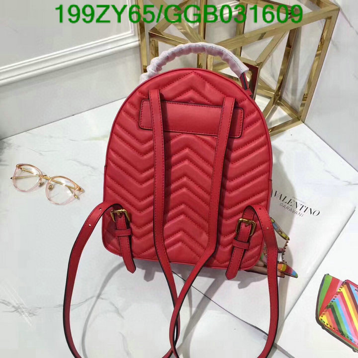 Gucci Bag-(Mirror)-Backpack-,Code: GGB031609,$: 199USD