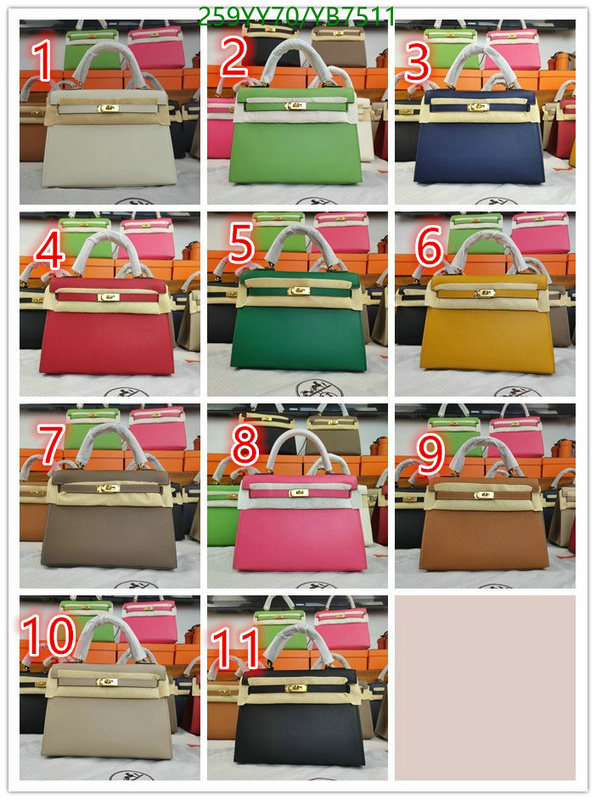 Hermes Bag-(Mirror)-Kelly-,Code: YB7511,