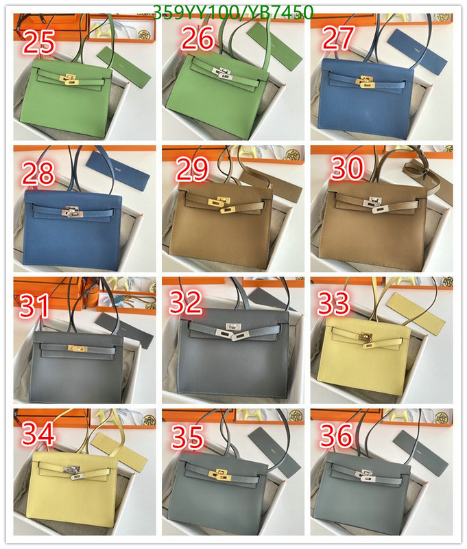 Hermes Bag-(Mirror)-Kelly-,Code: YB7450,$: 359USD