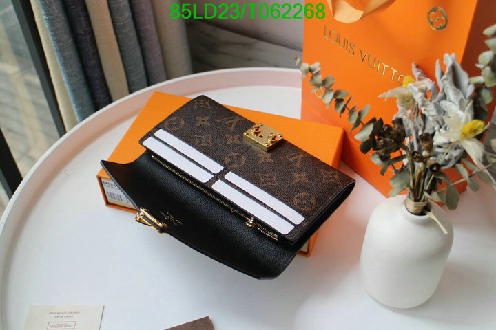 LV Bags-(Mirror)-Wallet-,Code: T062268,$: 85USD