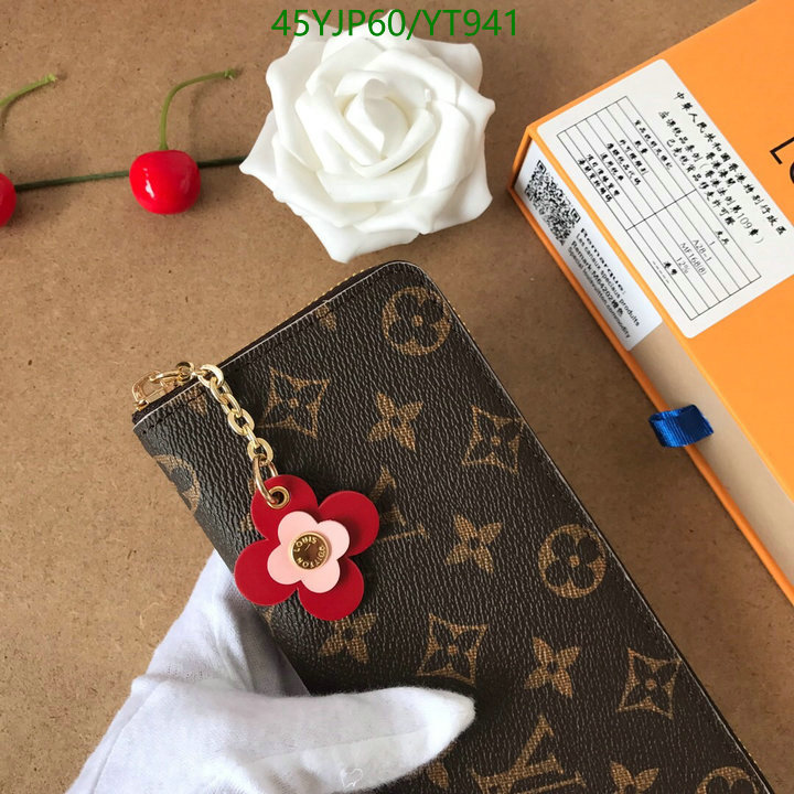 LV Bags-(Mirror)-Wallet-,Code: YT941,$: 45USD