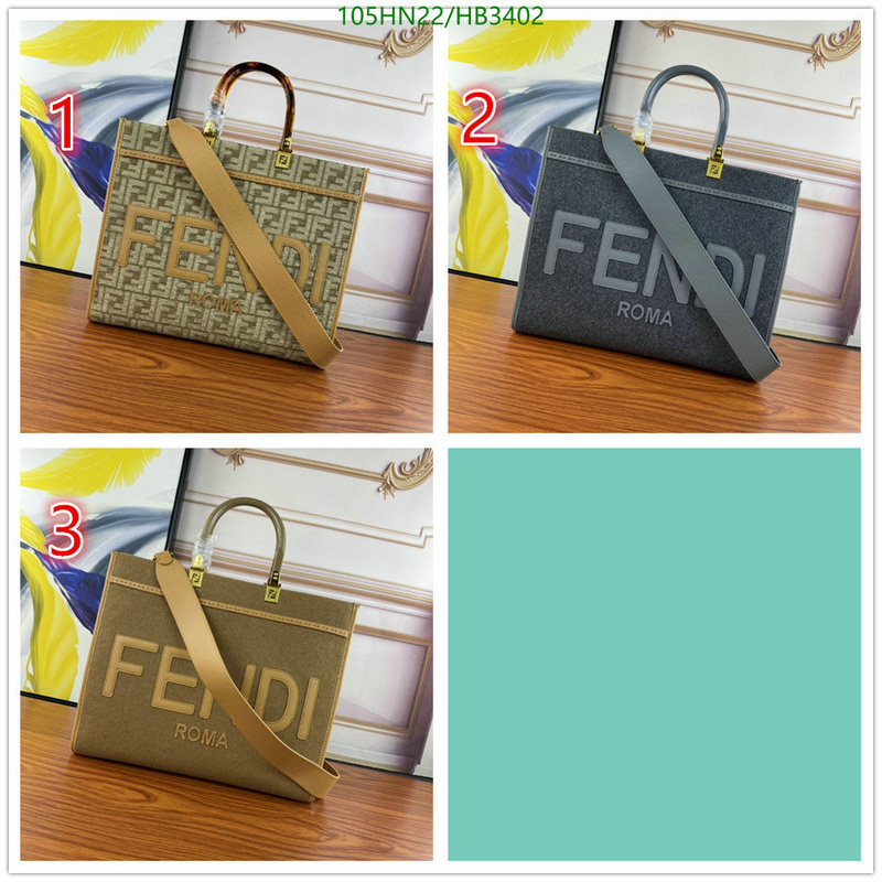 Fendi Bag-(4A)-Sunshine-,Code: HB3402,$: 105USD