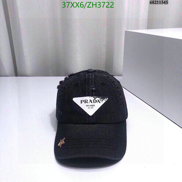 Cap -(Hat)-Prada, Code: ZH3722,$: 37USD