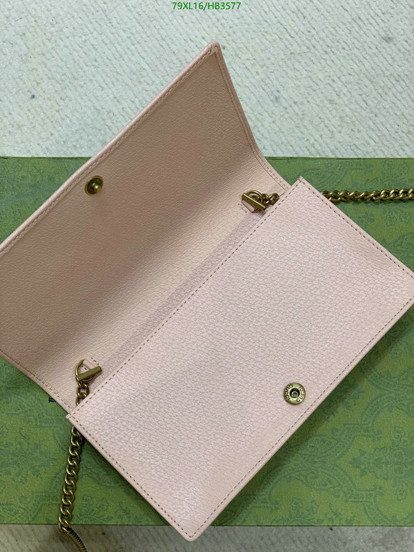 Gucci Bag-(4A)-Diagonal-,Code: HB3577,$: 79USD