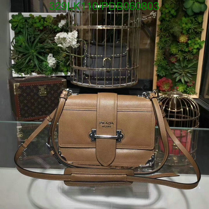 Prada Bag-(Mirror)-Diagonal-,Code: PDB060803,$: 329USD