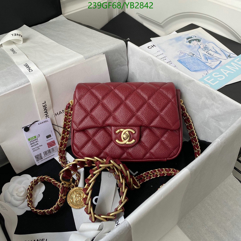 Chanel Bags -(Mirror)-Diagonal-,Code: YB2842,$: 239USD