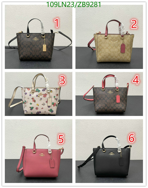 Coach Bag-(4A)-Handbag-,Code: ZB9281,$: 109USD