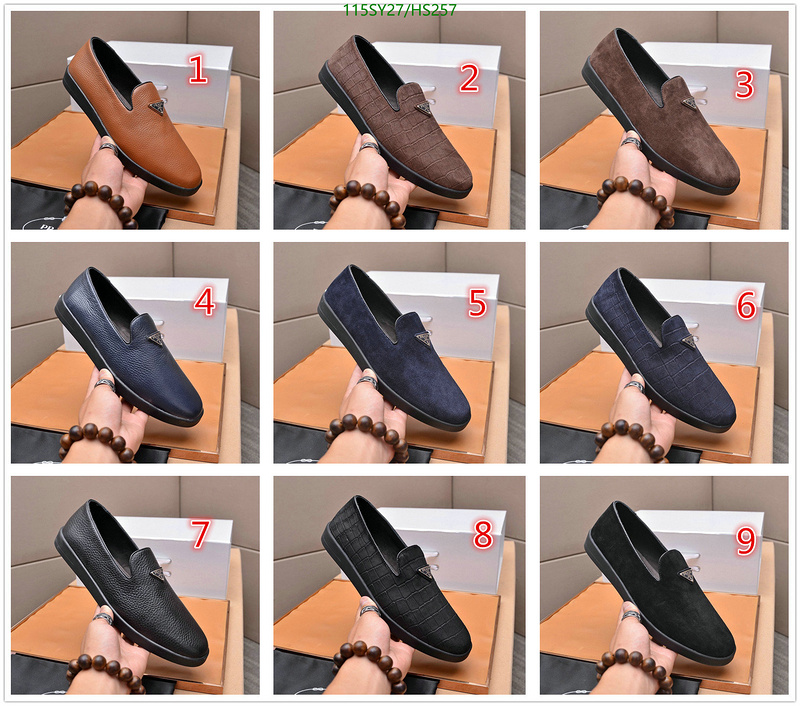 Men shoes-Prada, Code: HS257,$: 115USD