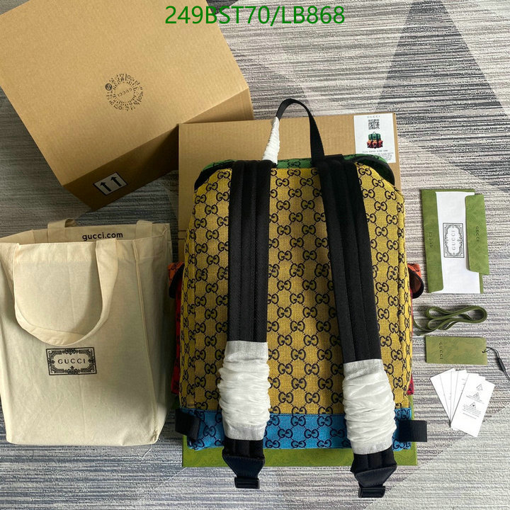 Gucci Bag-(Mirror)-Backpack-,Code: LB868,$: 249USD