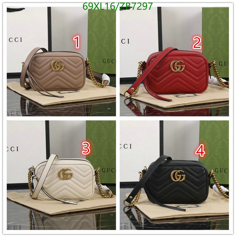 Gucci Bag-(4A)-Marmont,Code: ZB7297,$: 69USD