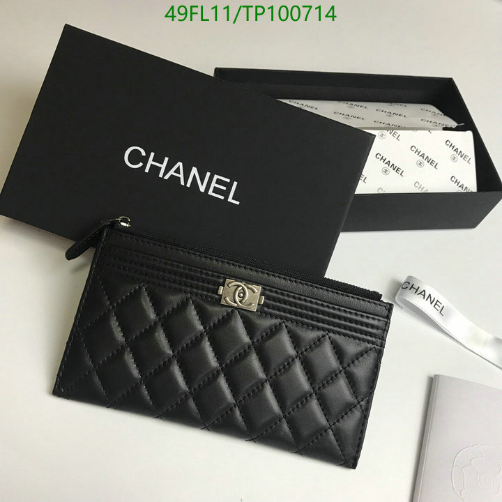 Chanel Bags ( 4A )-Wallet-,Code: TP100714,$: 49USD