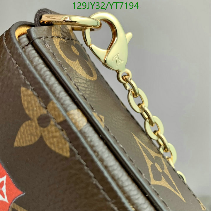 LV Bags-(Mirror)-Wallet-,Code: YT7194,$: 129USD